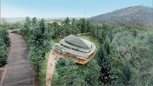 Die neue Gedenkstätte für die Kämpfe des Ersten Weltkriegs in den Vogesen am Hartmannswillerkopf