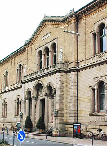 Gebäude der Kunsthalle, Außenansicht