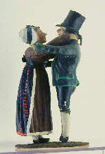 M&auml;nnertracht mit dunkelblauem Strohhut