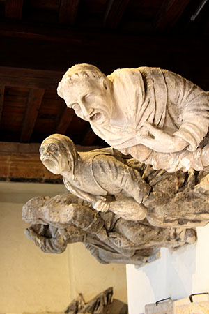 Schloss Blois: Wasserspeier im Lapidarium