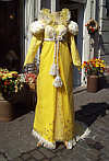 Biedermeierkleid in Gelb