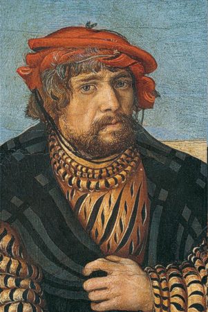 Lucas Cranach der Ältere, Selbstbildnis in der Heiligen Familie, um 1509/10