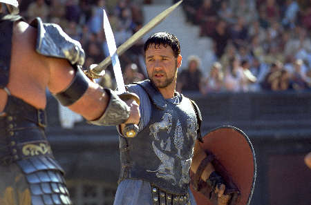 Russel Crowe als Maximus in �Gladiator�. 