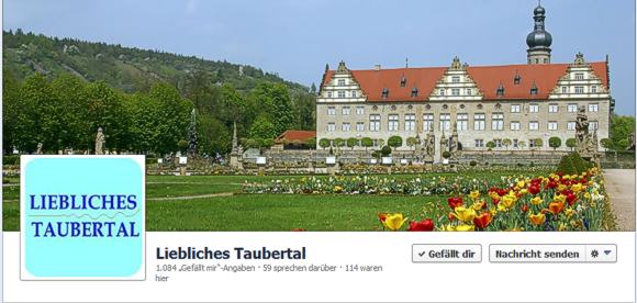 Facebook-Startseite der Tourismusgemeinschaft Liebliches Taubertal
