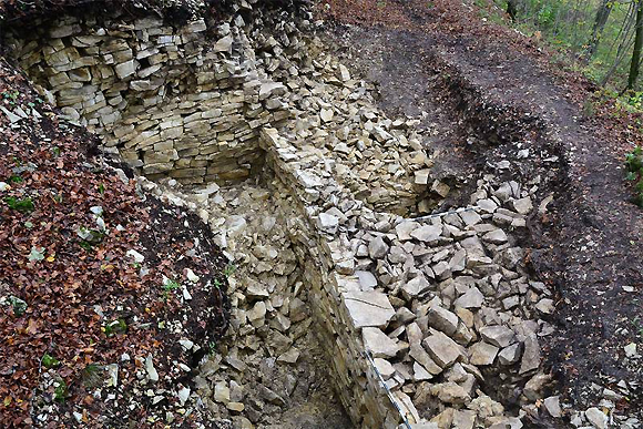 Keltische Befestigung bei Langenensingen. Bild: RP Stuttgart/Landesamt für Denkmalpflege