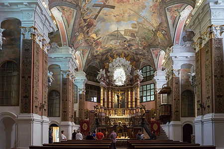 Rastatt, Schlosskirche, Inneres