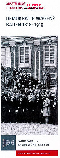 Titelblatt des Ausstellungsflyers