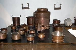 Schauküche in Schloss Favorite