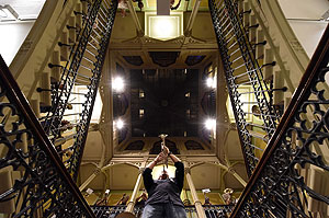Livemusik im Archäologischen Museum Colombischlössle. © Städtische Museen Freiburg, Foto Rita Eggstein