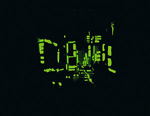 Lichtinstallation von Franziskus Wendels