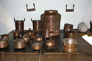 Schauküche in Schloss Favorite