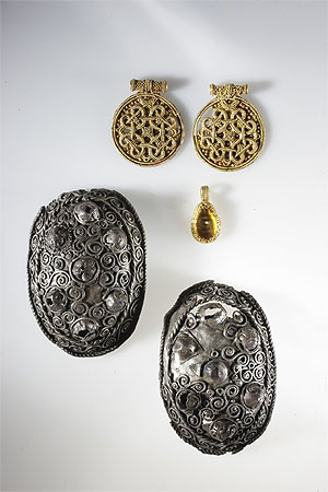 Wikingerschmuck aus der Grabung Haithabu