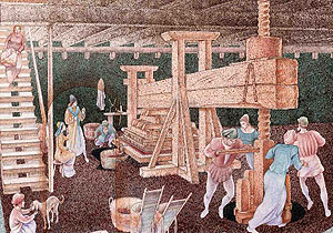 Spätmittelalterlicher Torkel