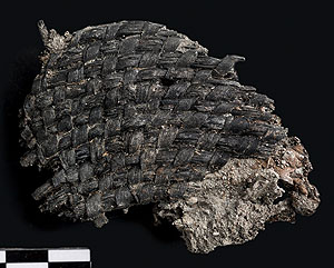 Korbfragment aus Spiralwulstechnik, Hornstaad-Hörnle 1A, ca. 3900 v. Chr.