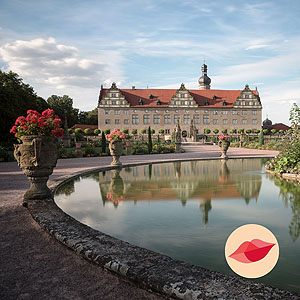 Schloss Weikersheim, Gartenseite. Bild: SSG