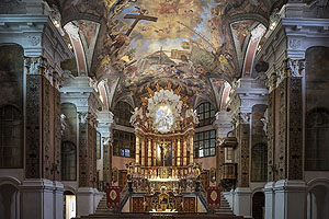 Schloss Rastatt, Schlosskirche. Foto: Günther Bayerl, ssg