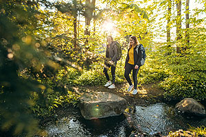 Unterwegs im Hersoè-Park in Konstanz-Petershausen. Foto: MTK, Leo Leister.